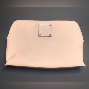 Henri Bendel New York - Light Pale Pink Cosmetic Bag Makeup Case Pouch